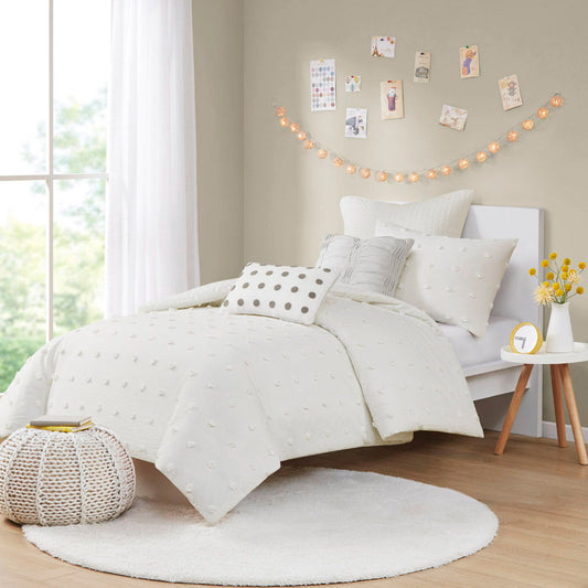 Brooklyn - Twin Comforter Set - Ivory Urban Habitat