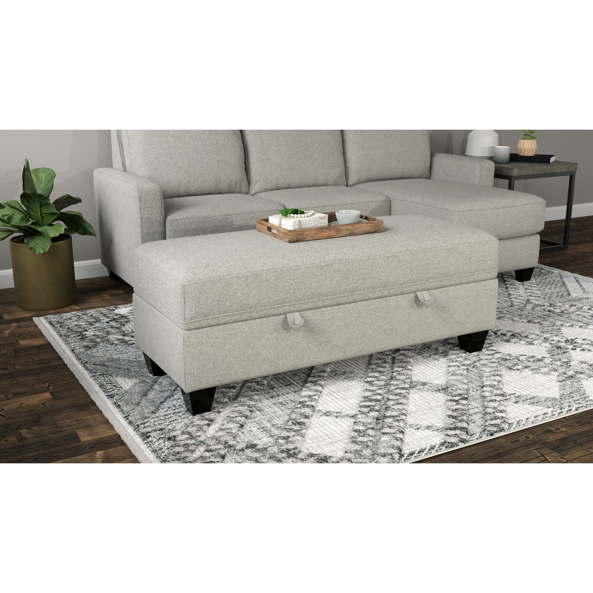 Drason - Storage Ottoman Emerald Home