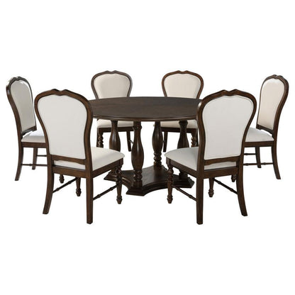 Landon - Round Dining Table Set Coaster Fine Furniture