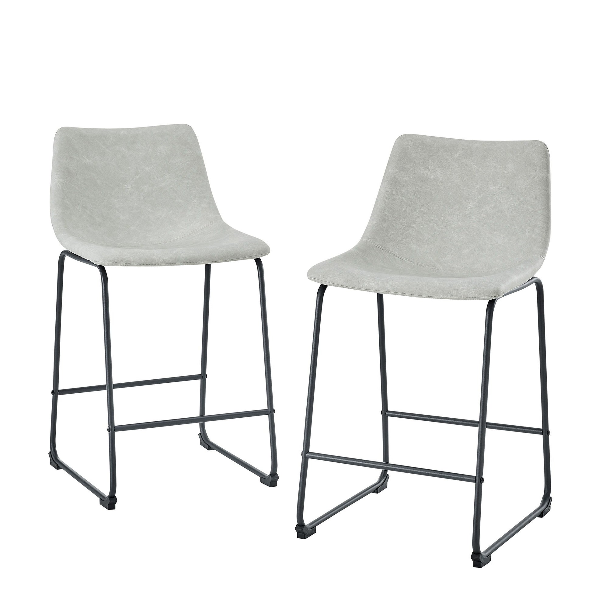 Industrial Counter Stools (Set of 2) Walker Edison