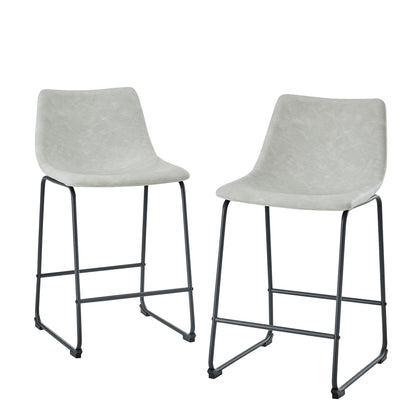 Industrial Counter Stools (Set of 2) Walker Edison