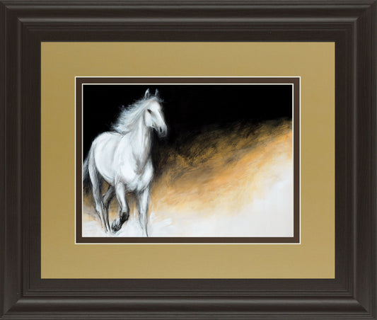 Light And Dark By Milenko Katic - Framed Print Wall Art - White