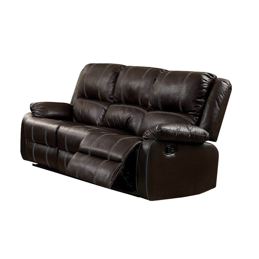 Zuriel - Synthetic Leather 3 Piece Living Room Recliner Set Acme