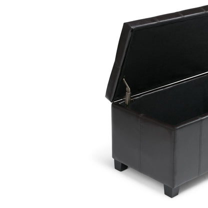 Dover - Upholstered Storage Ottoman Bench Simpli-Home