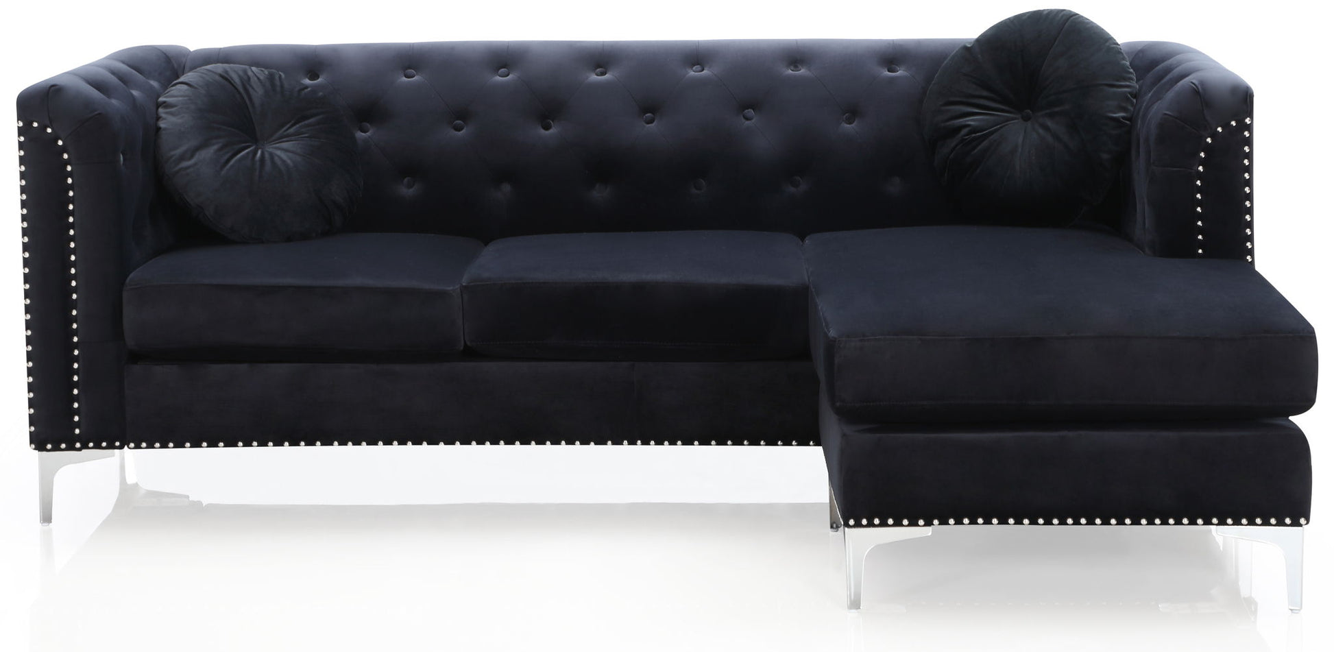 Pompano - Micro Suede Sofa Chaise Glory Furniture
