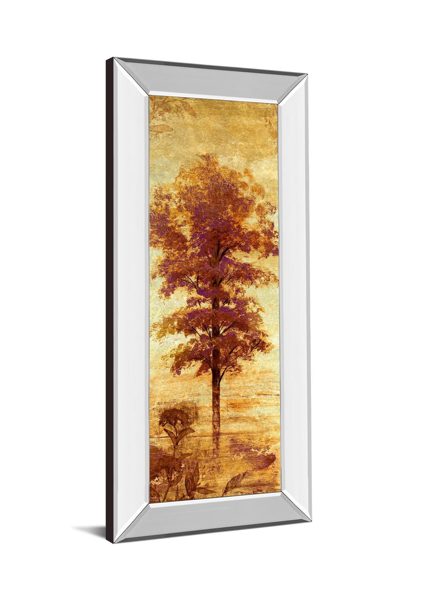 Early Autumn Chill I By Micheal Marcon - Mirror Framed Print Wall Art - Dark Brown