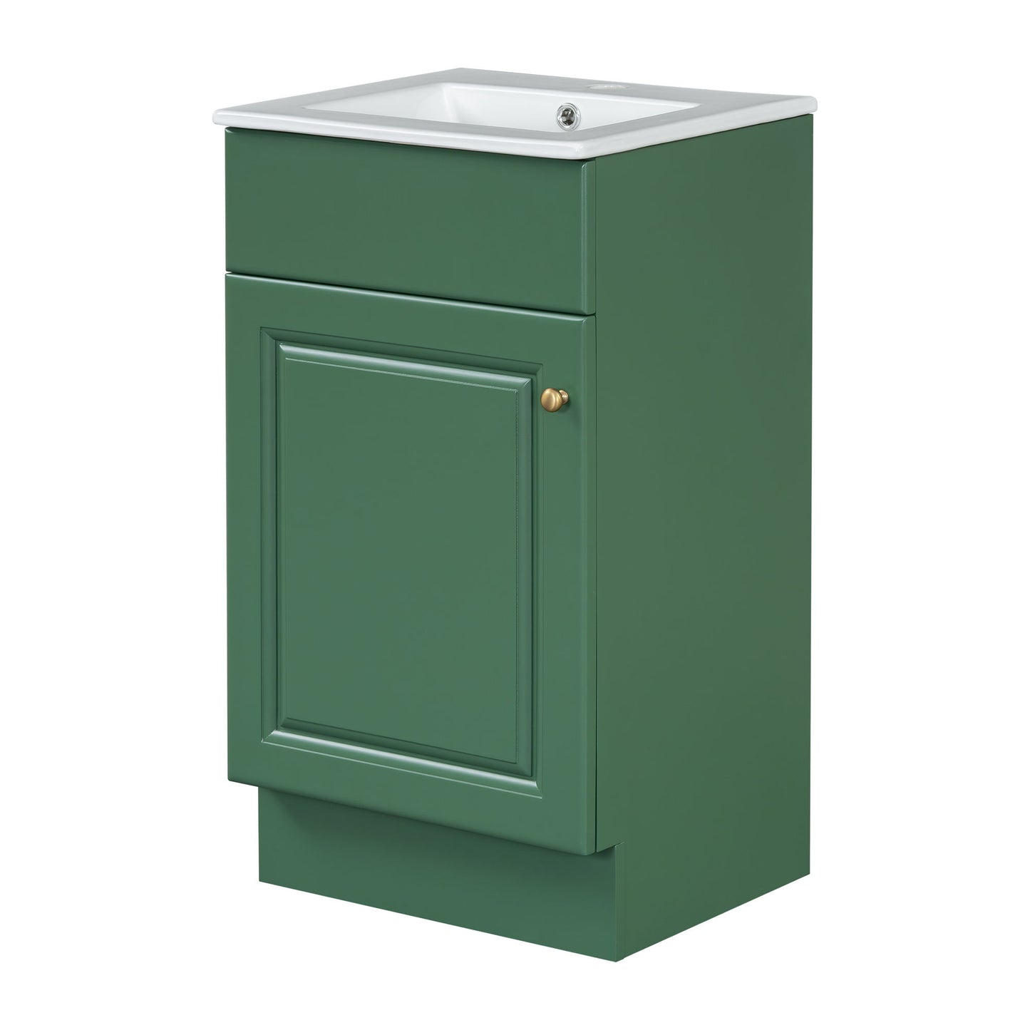 Bathroom Vanity With Sink, Cabinet With Adjustable Shelf Noble House