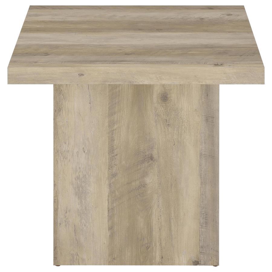 Devar - Square Coffee End Table Set - Distressed Pine Coaster Fine Furniture