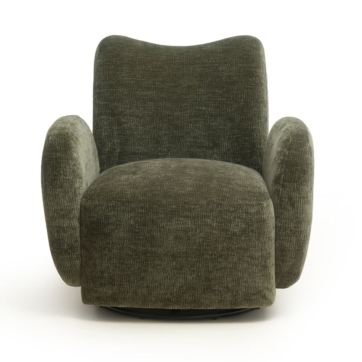 360° Swivel Accent Chair For Living Room - Olive Green Home Essentials