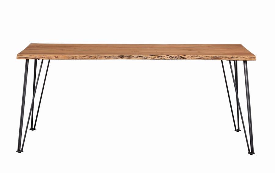 Sherman - Live Edge Dining Table - Natural Acacia CoasterElevations