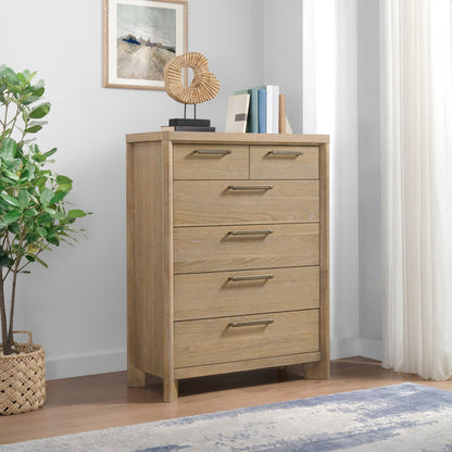 6 Drawer Chest - Tan Home Essentials