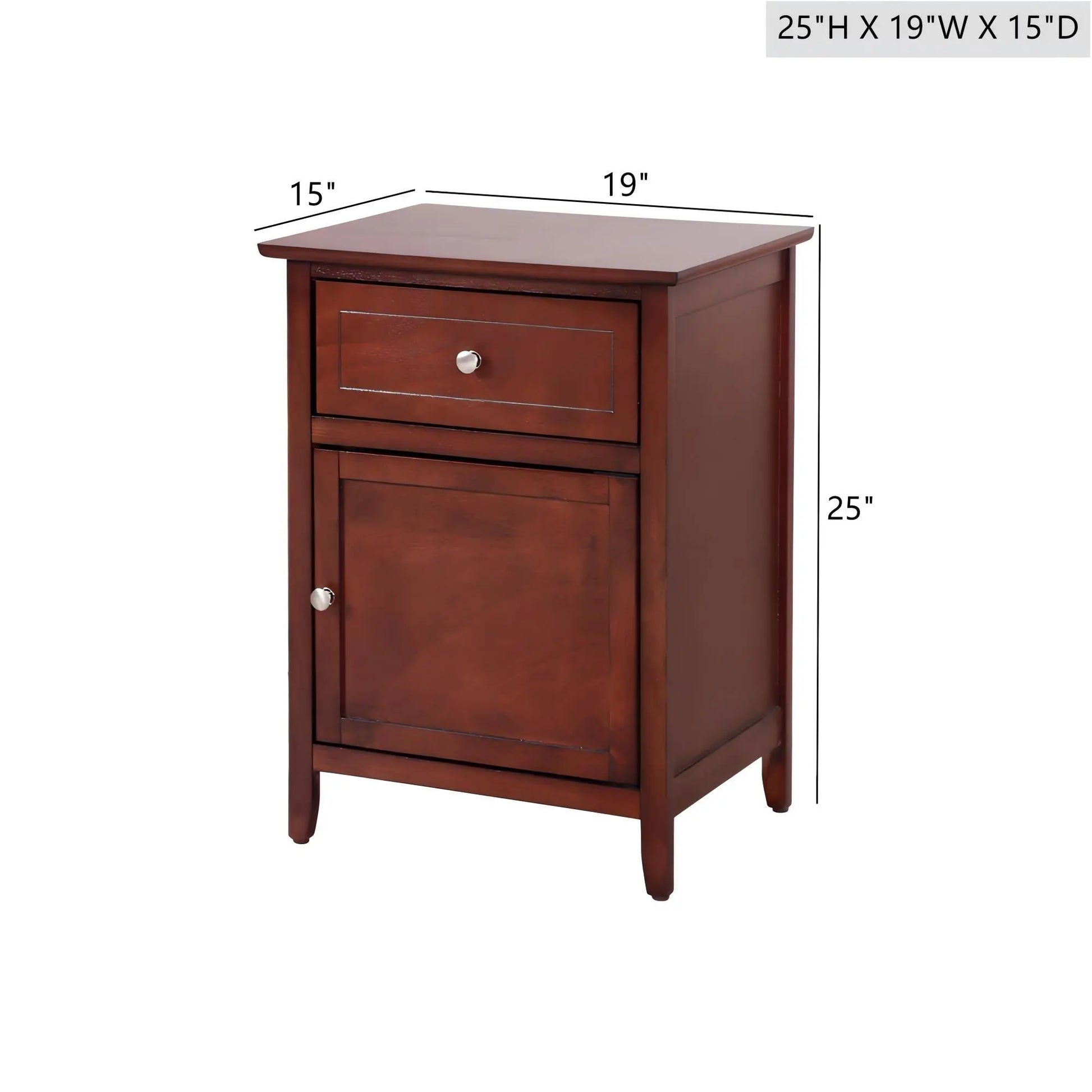 1 Drawer / 1 Door Nightstand Glory Furniture