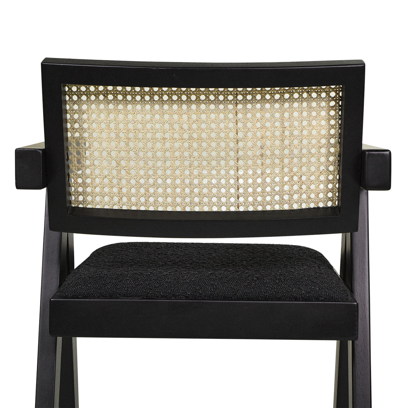 Milan - Modern Webbing Back Stool With Arms (Set of 3) Jennifer Taylor Home