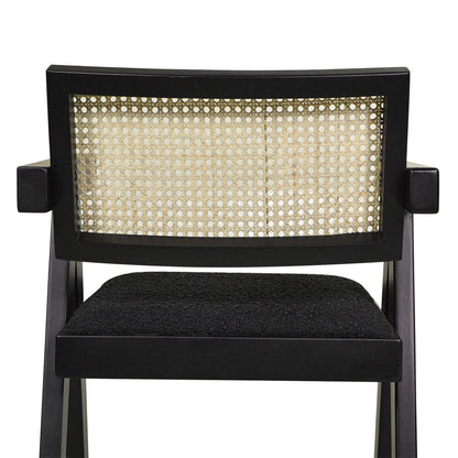 Milan - Modern Webbing Back Stool With Arms (Set of 3) Jennifer Taylor Home