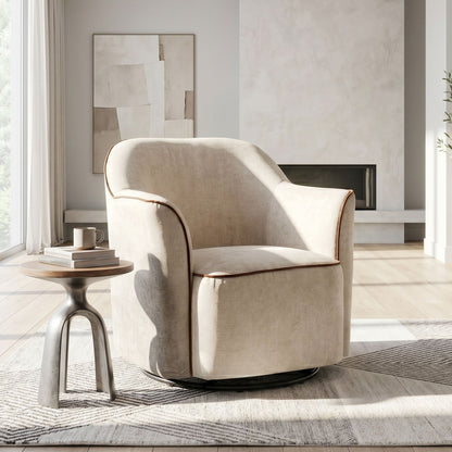 360° Swivel Accent Chair With Flared Arms Hearth and Haven