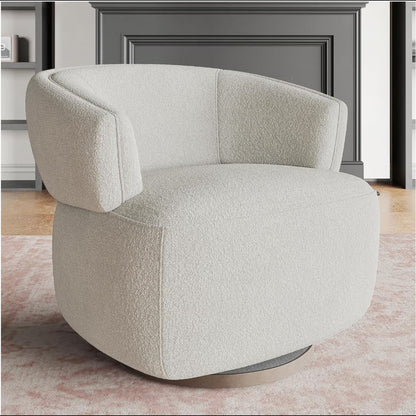 Swivel Barrel Accent Oversized Club Chair Home Essentials