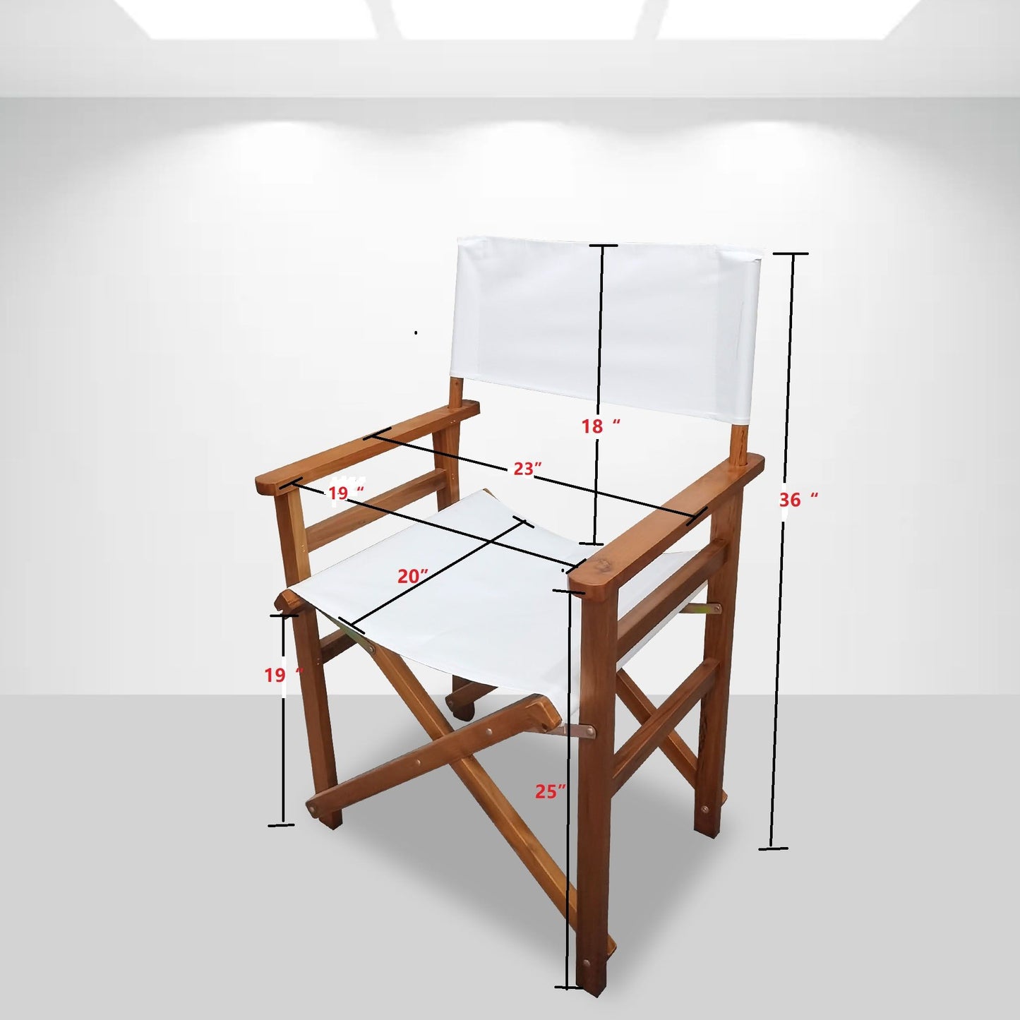 Folding Director Chair Canvas Home Essentials