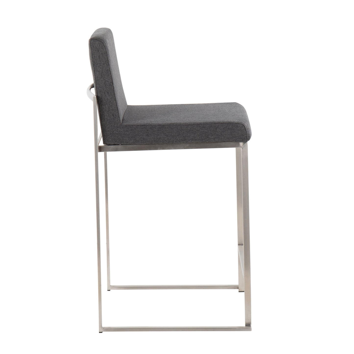 Fuji - Contemporary High Back Counter Stool, Functional Design Lumi Source