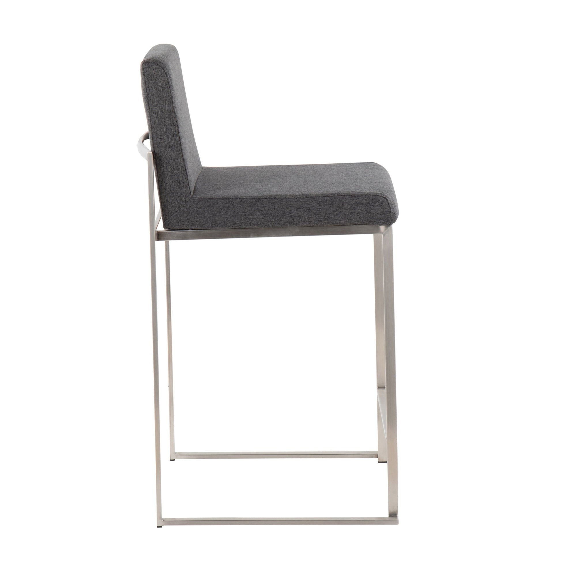 Fuji - Contemporary High Back Counter Stool, Functional Design Lumi Source