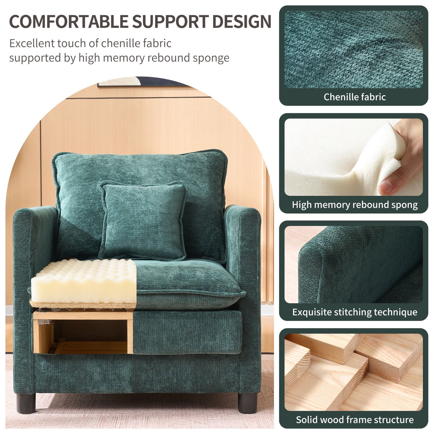 Modern Reading Armchair Home Essentials