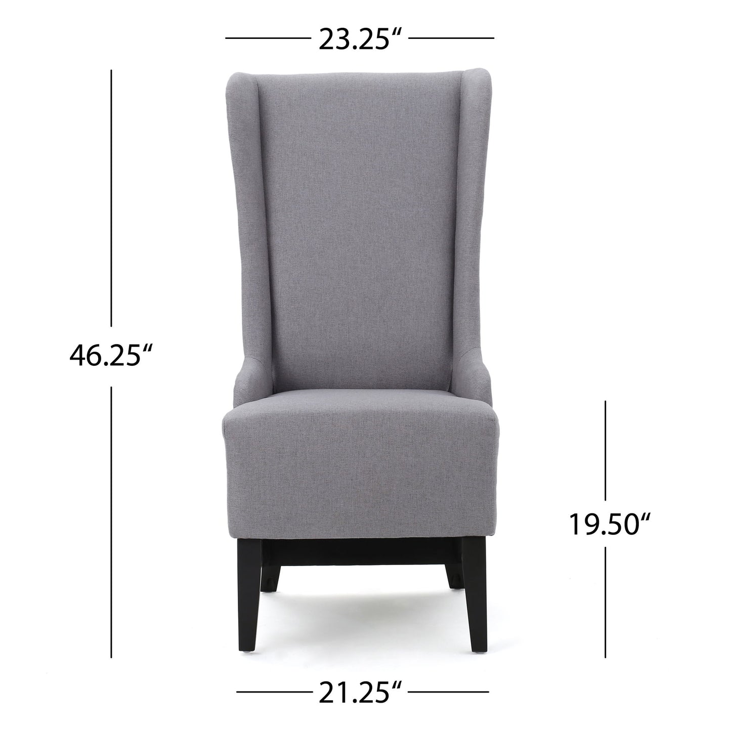 Alight - Upholstered Dining Chair With High Back And Birch Wood Legs (Set of 2) Noble House
