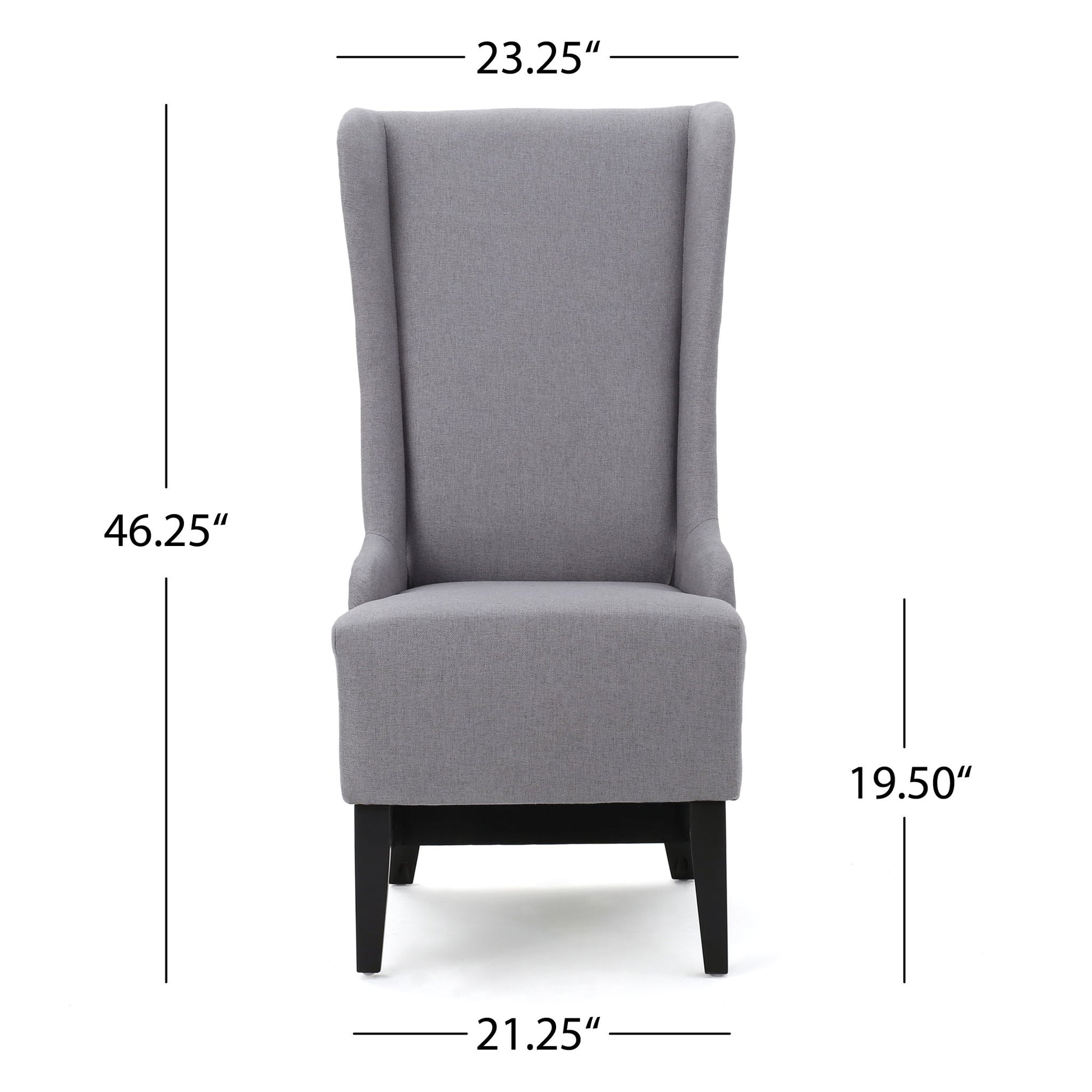 Alight - Upholstered Dining Chair With High Back And Birch Wood Legs (Set of 2) Noble House