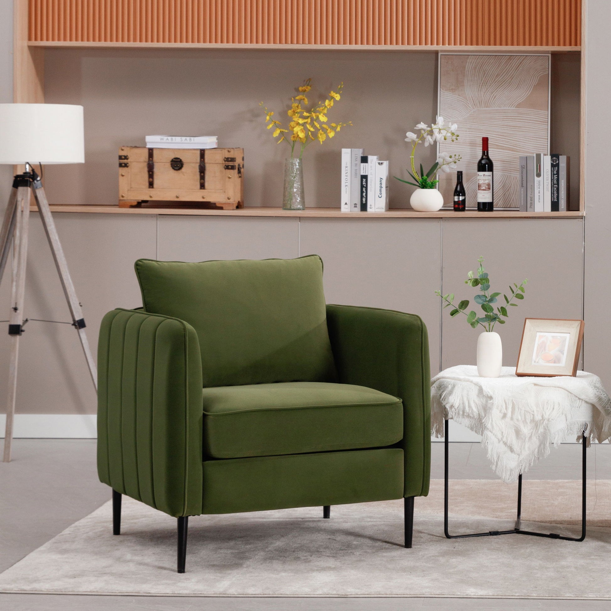 Accent Chair With Pillow For Living Room Home Essentials