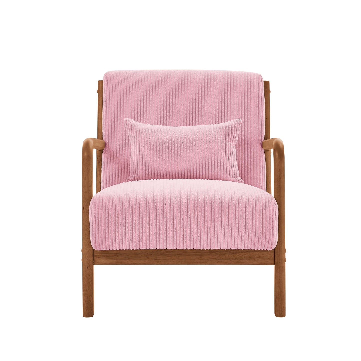 Upholstered Armchair With Back Support Pillow Home Essentials