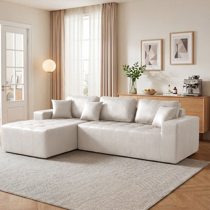 L - Shaped Corner Chaise Sofa Bed Home Essentials