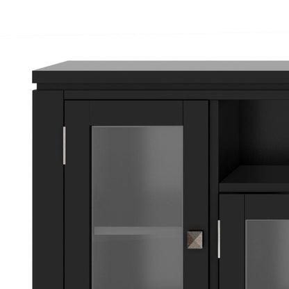Cosmopolitan - Handcrafted Wide TV Media Stand Simpli-Home