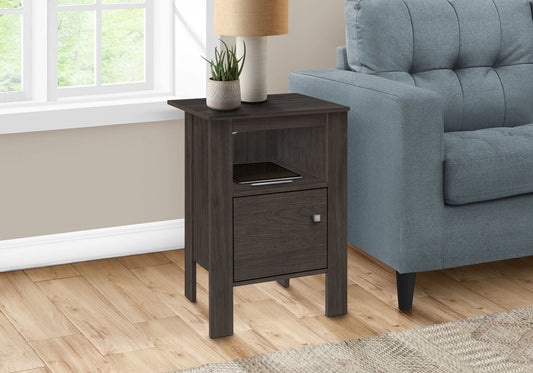 Accent Nightstand Side Table, Storage, Transitional - Oak 8th Street