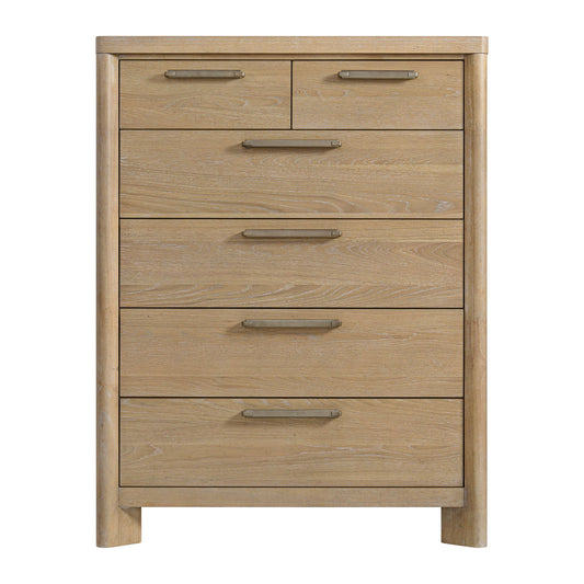6 Drawer Chest - Tan Home Essentials