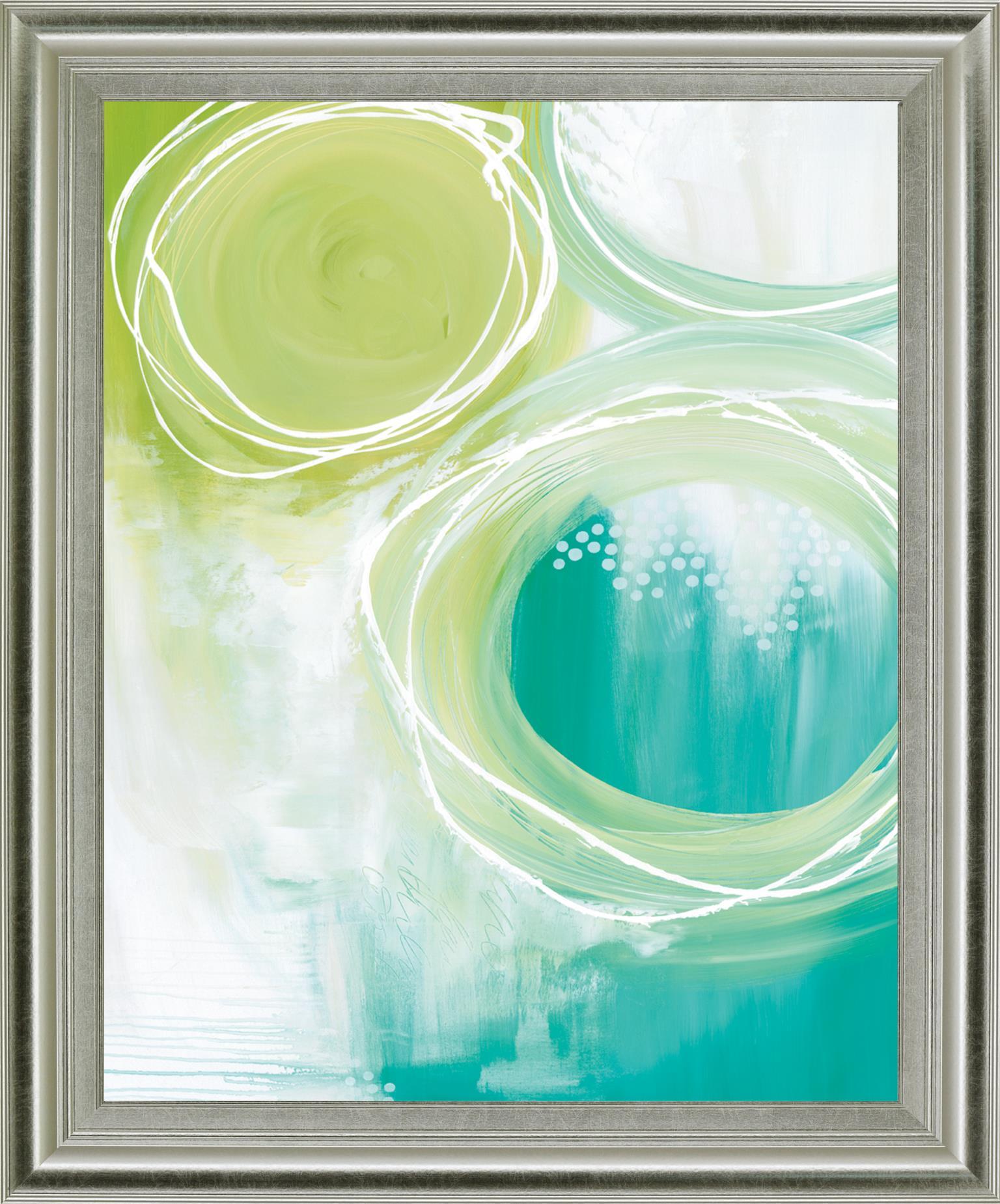 Verdant Orbit - 28" x 34" Framed Wall Art Classy Living