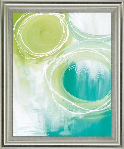 Verdant Orbit - 28" x 34" Framed Wall Art Classy Living