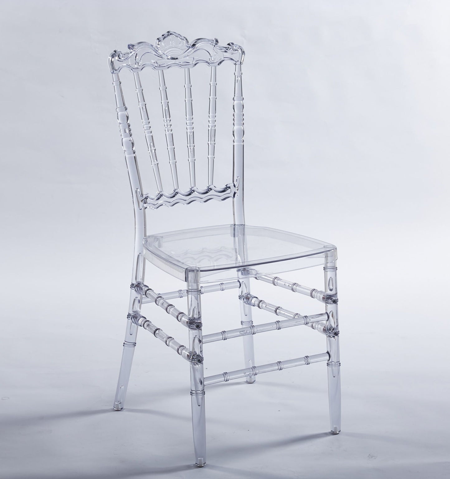 Dining Chair With Plastic Seat, Welding Chair (Set of 4) - Transparent Home Essentials