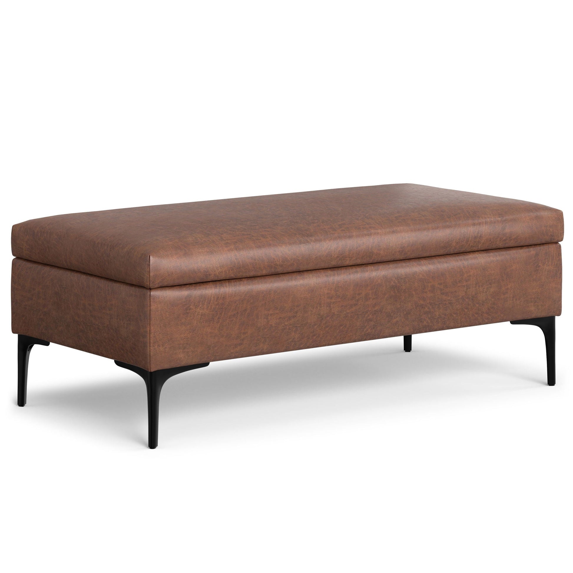 Rebecca - Multifunctional Coffee Table Storage Ottoman With Lift Up Lid Simpli-Home