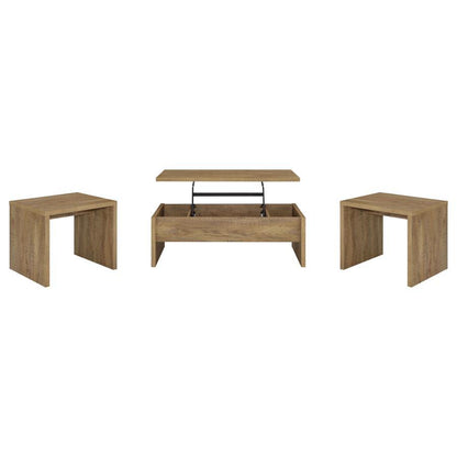 Canoga - Lift Top Cocktail Coffee Table Set - Mango Coaster Fine Furniture