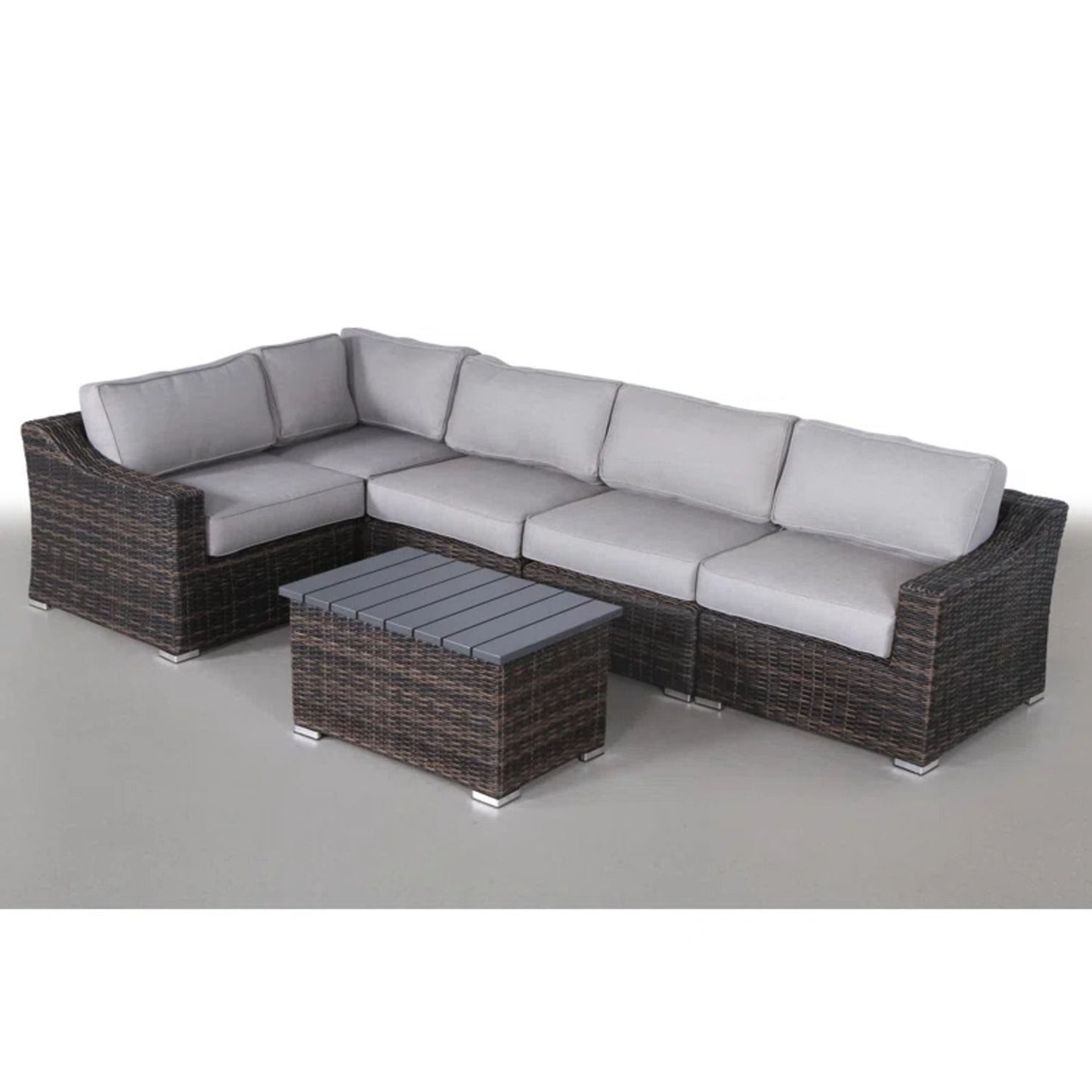 Stylish Sofa Seating Group With Cushions Perfect For Outdoor Gatherings LSI Patio Furniture