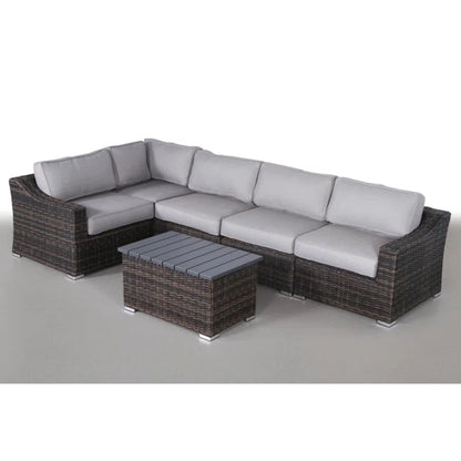 Stylish Sofa Seating Group With Cushions Perfect For Outdoor Gatherings LSI Patio Furniture
