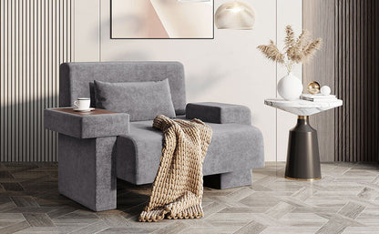 Modern Oversized Armchair With Soft Cushion For Living Room Hearth and Haven