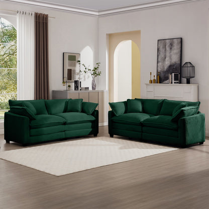 Elegant Oversized Sectional Sofa Set With Deep Seats And Flexible Layout Home Essentials