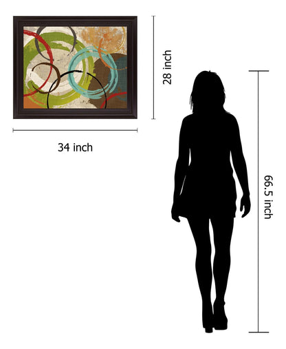 Orbit Layers - 28" x 34" Framed Wall Art Classy Art