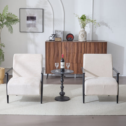 Modern Lounge Chair With Upholstery Noble House