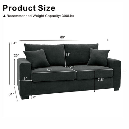 2 Seater Sofa For Living Room Home Essentials