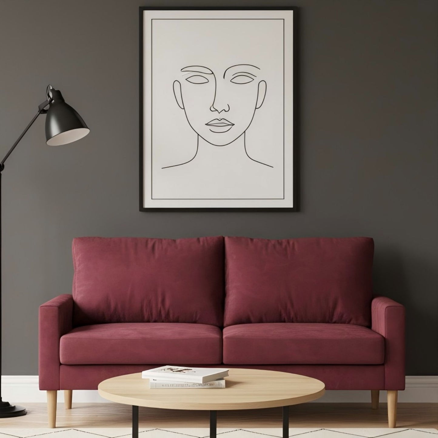 Upholstered Loveseat Sofa, 2 Seater Couch For Living Room Apartment US Pride