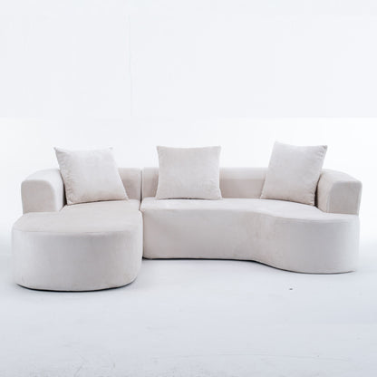 Modular Sectional Sofa With L Shape Chaise With Deep Seat Home Essentials