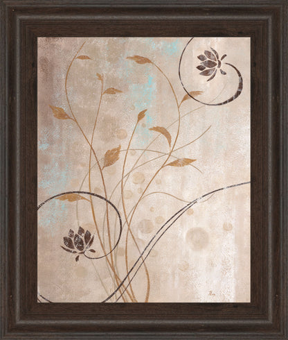 Spring Meadow I By Nan - Framed Print Wall Art - Beige