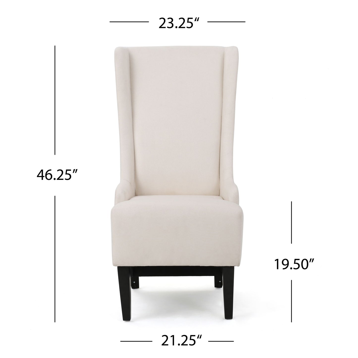 Alight - Upholstered Dining Chair With High Back And Birch Wood Legs (Set of 2) Noble House
