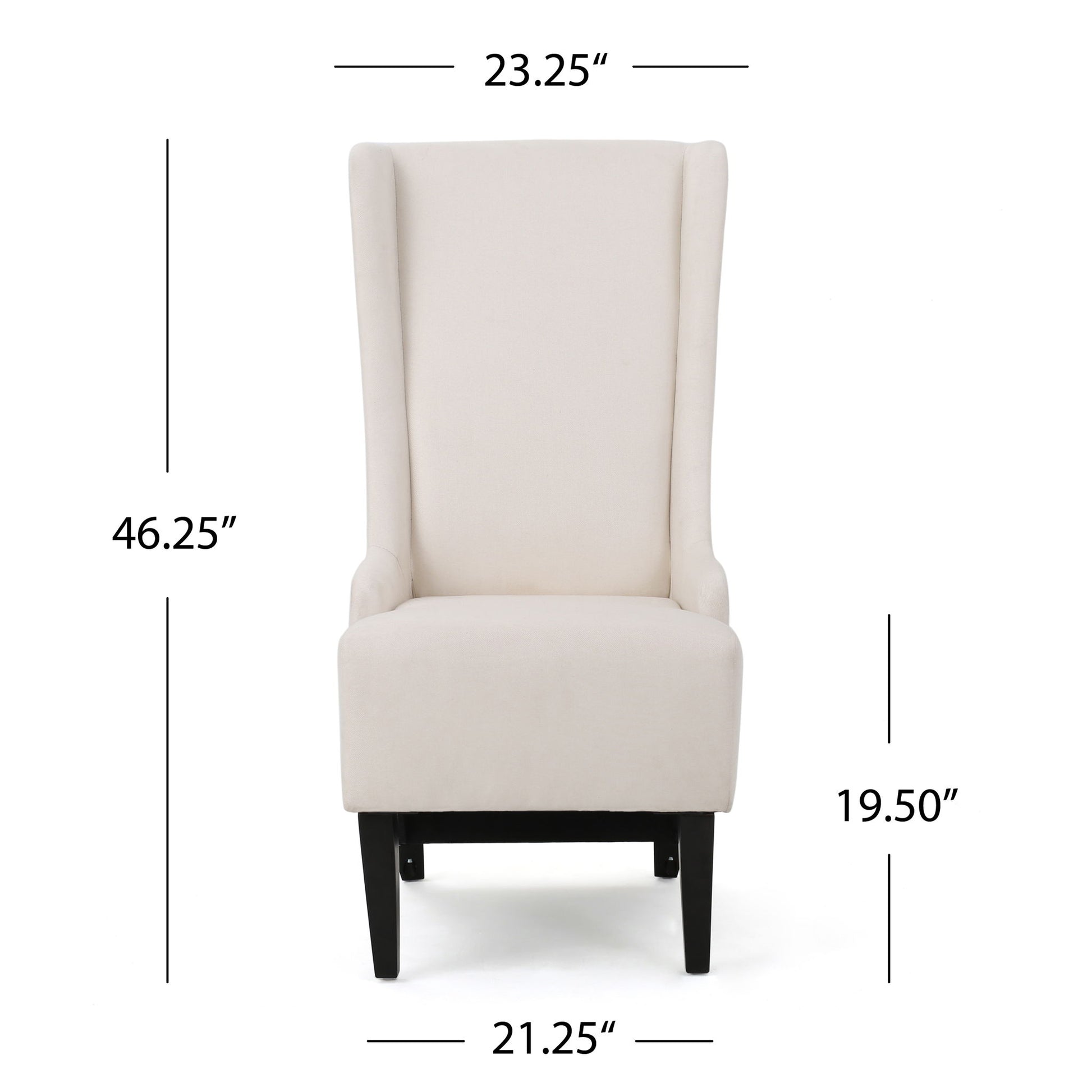 Alight - Upholstered Dining Chair With High Back And Birch Wood Legs (Set of 2) Noble House