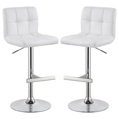 Lenny - Upholstered Adjustable Bar Stool (Set of 2)